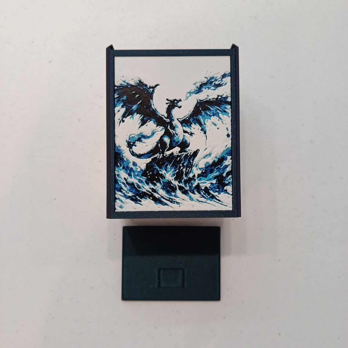 Lifetimes Lifetimes 3D Printed Card Display Dragon / Wave Art Card Stand - view 2