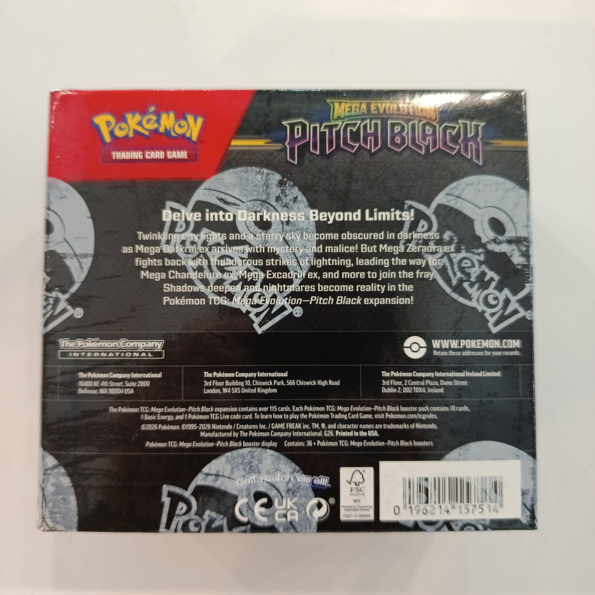 Pokemon Mega Evolution Pitch Black Mega Darkrai ex 2026 (English) - view 2
