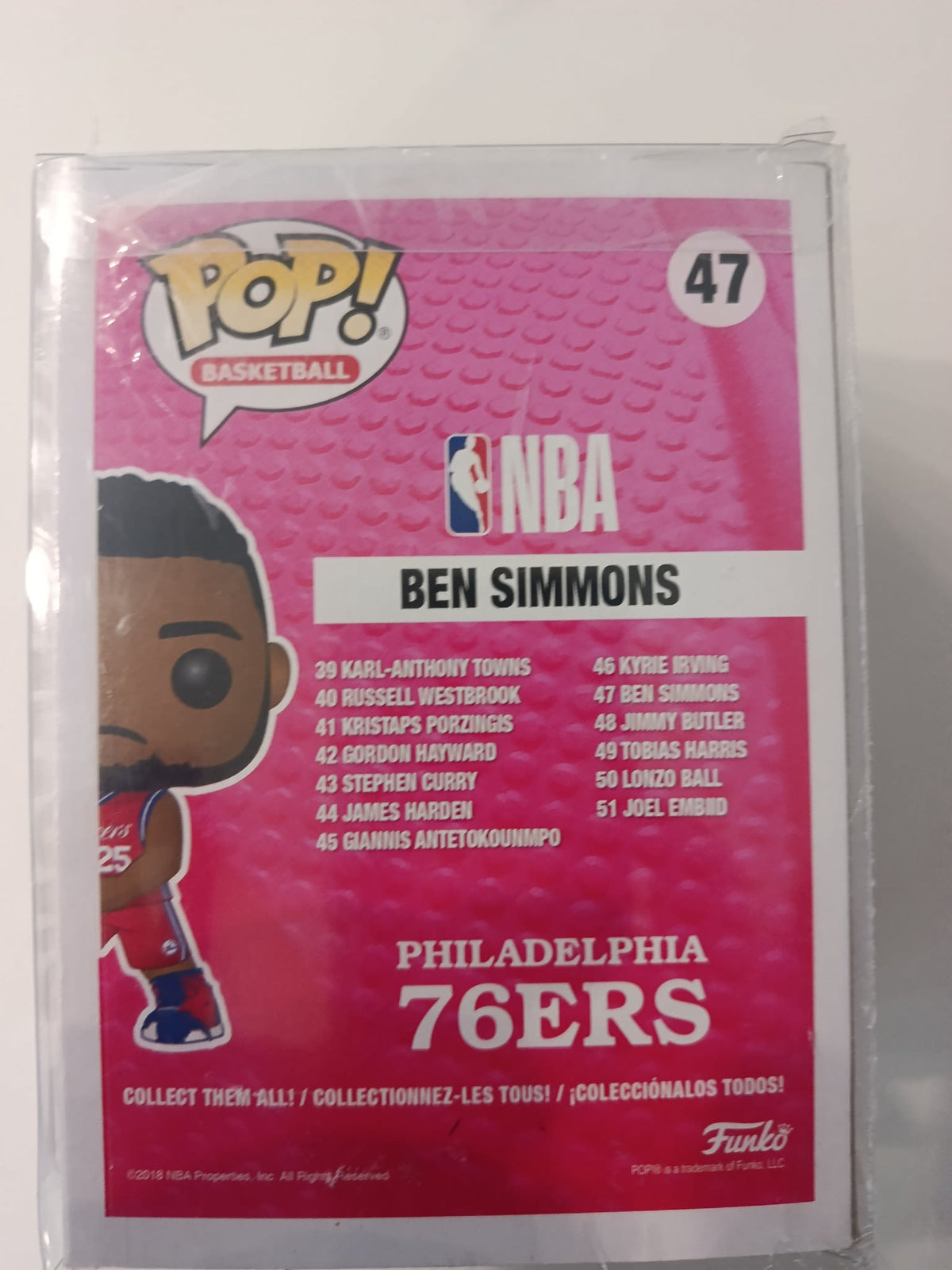 Funko Pop NBA Basketball Ben Simmons #47 - view 2