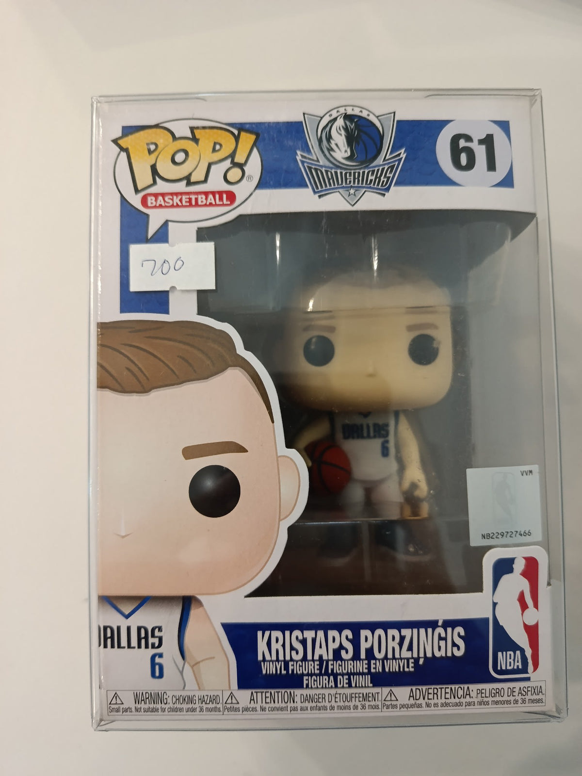Funko Pop Pop! Basketball Kristaps Porzingis #61