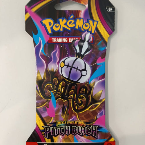 Pokemon Mega Evolution Pitch Black Mega Banette Booster Pack 2025 (English)