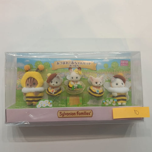 Sylvanian Families Gather Together! Baby Set - Honeybee Honeybee Baby Set (Kumamiru, Latte