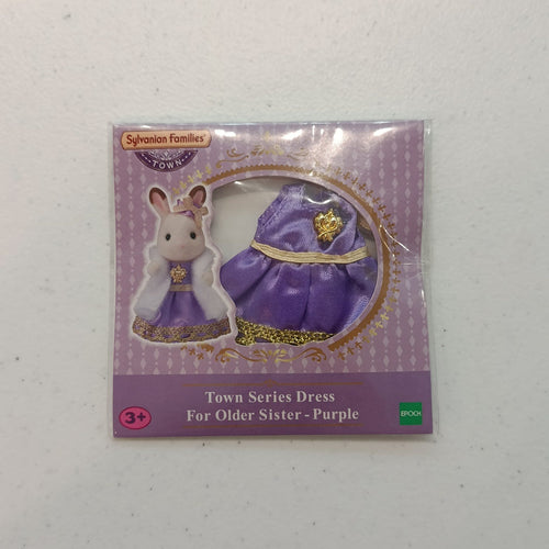 Sylvanian Families Town Series Town Series Dress For Older Sister - Purple #98709