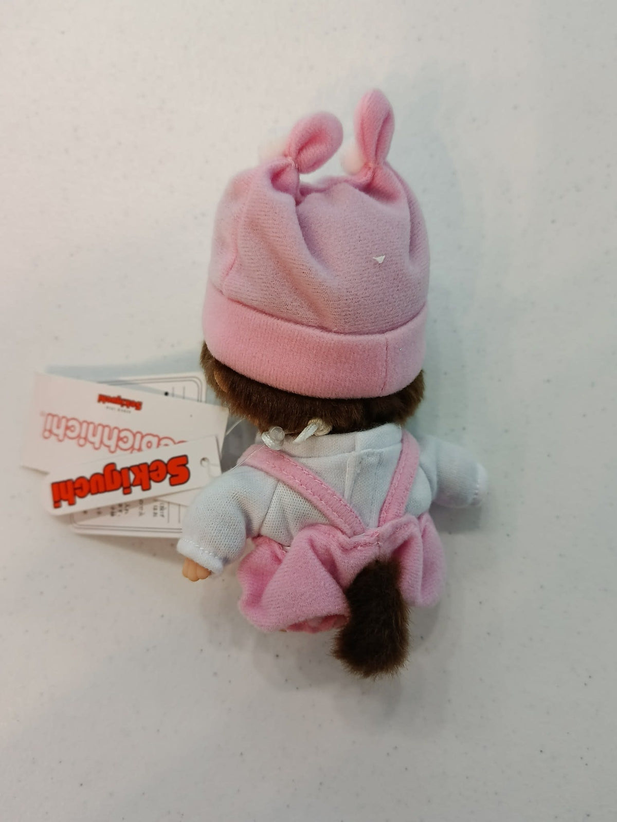 Sekiguchi Monchhichi Monchhichi Baby Monchhichi Baby Girl – Pink Bunny Romper - view 2