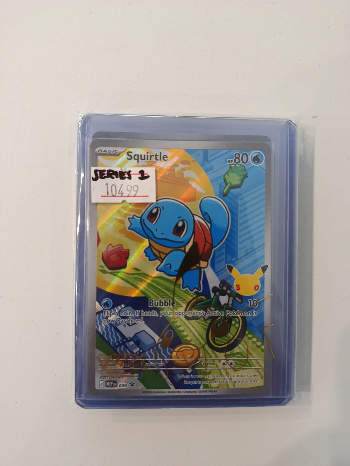 Pokemon Squirtle MEP (Mochi's Expedition / Pokémon Pocket Series 1) #039 2025 (English)