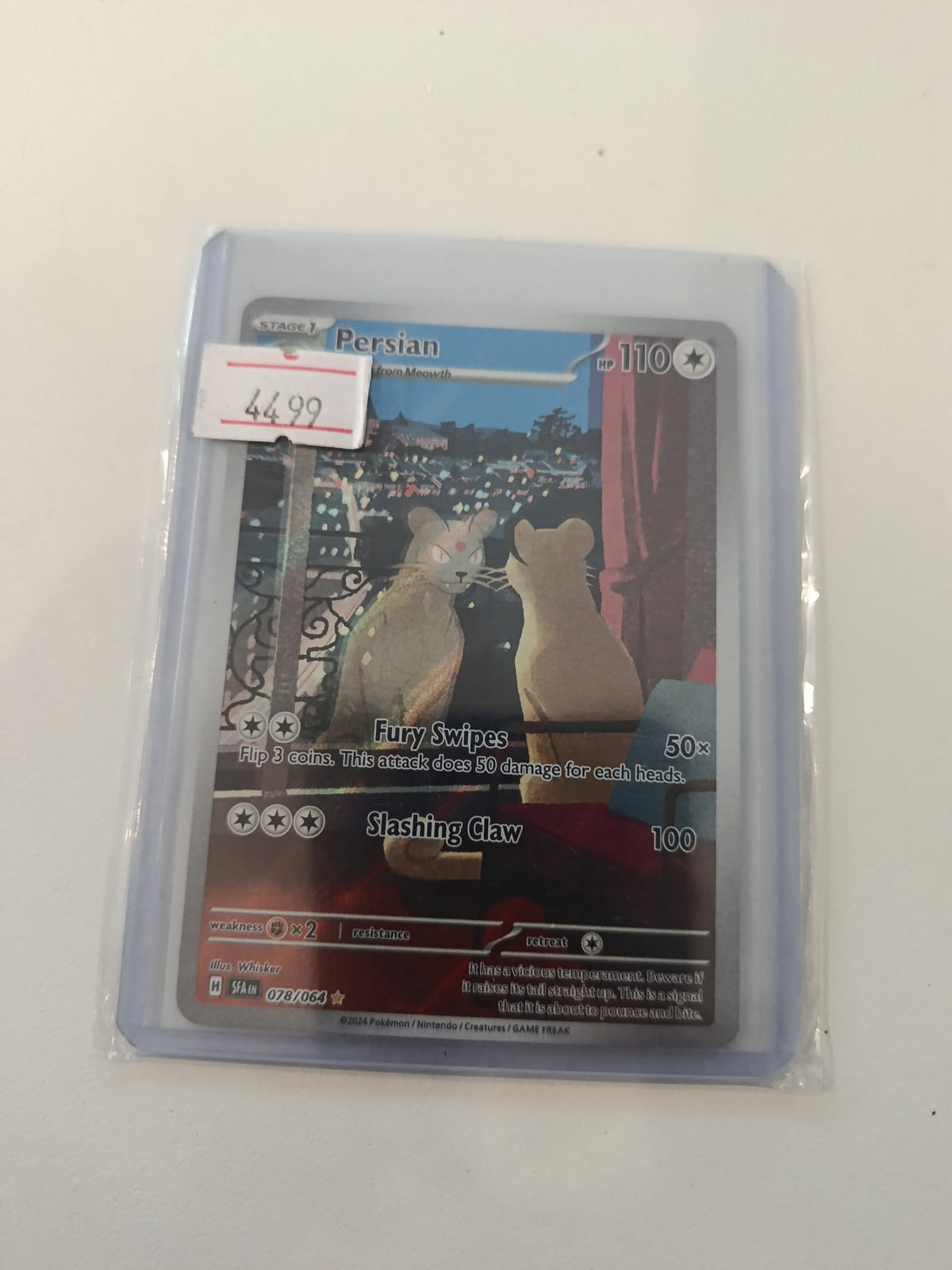Pokemon Persian SFA (Shrouded Fable) #078/064 2024 (English) 078/064