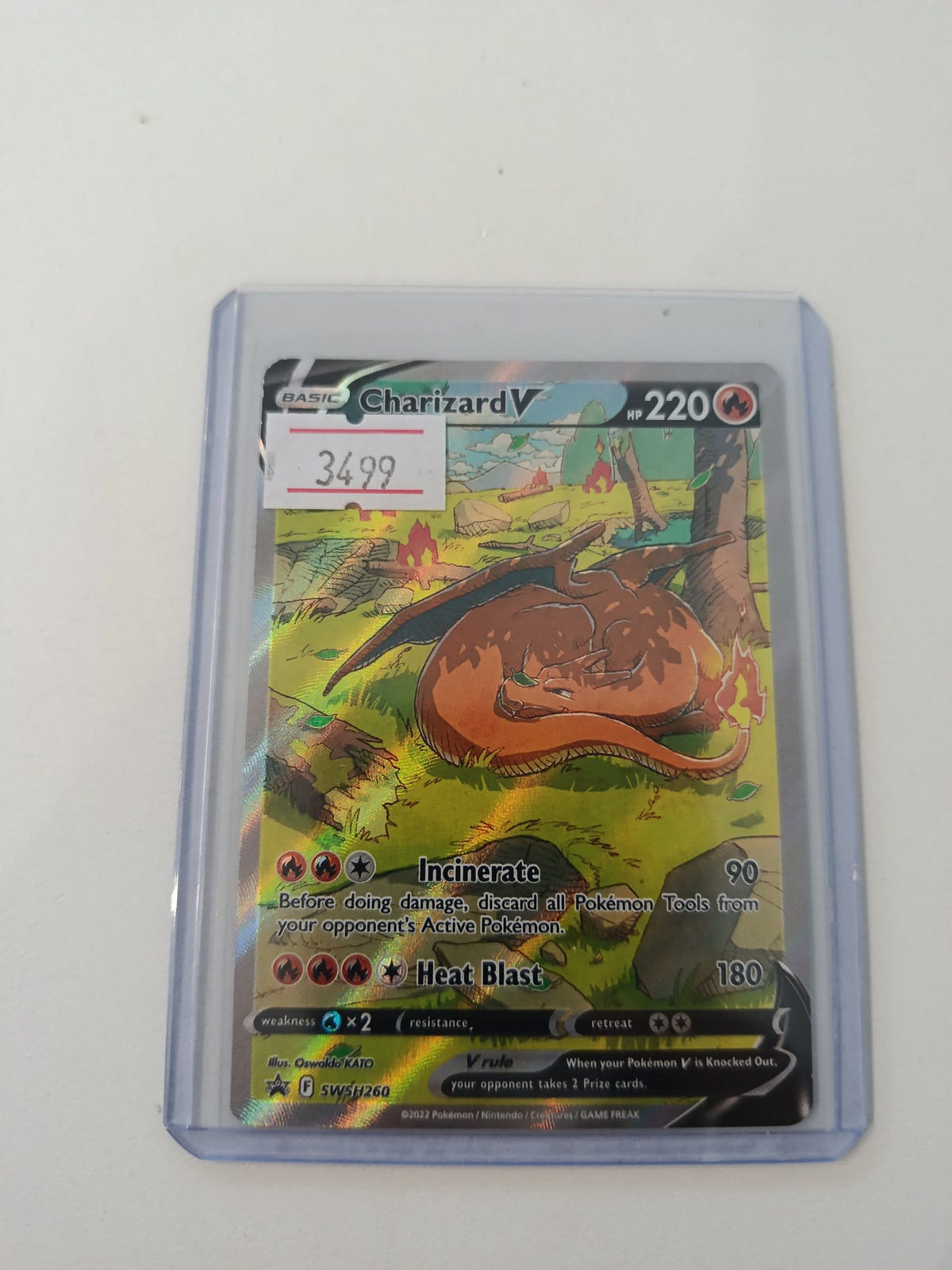 Pokemon Charizard V SWSH Black Star Promos #SWSH260 2022 (English)