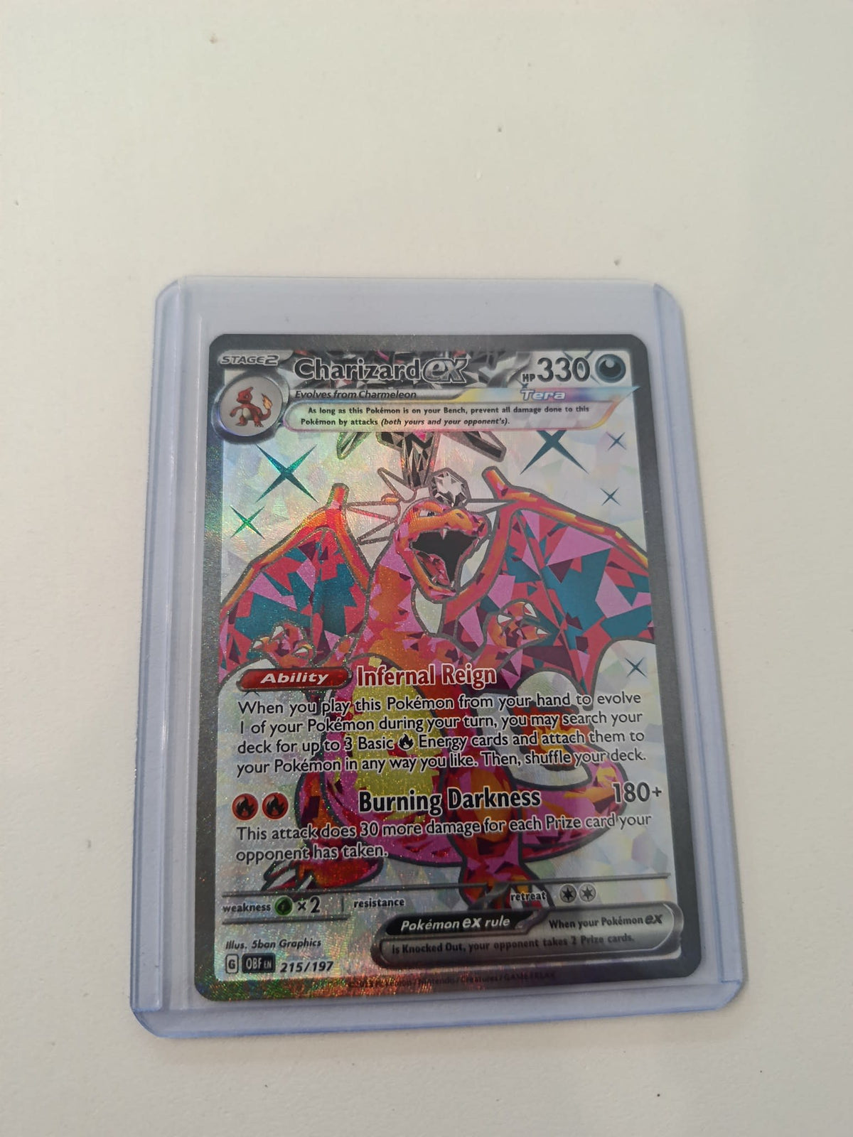 Pokemon Charizard ex OBF - Obsidian Flames #215/197 2023 (English) 215/197