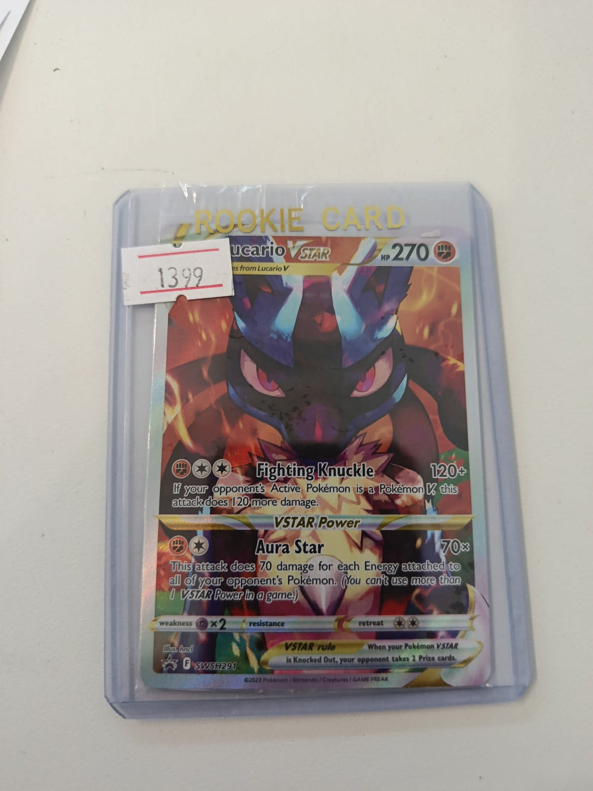 Pokemon Lucario VSTAR SWSH Black Star Promos #SWSH291 2023 (English)