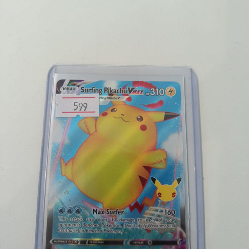 Pokemon Surfing Pikachu VMAX SWSH Celebrations (E) #009/025 2021 (English) 009/025