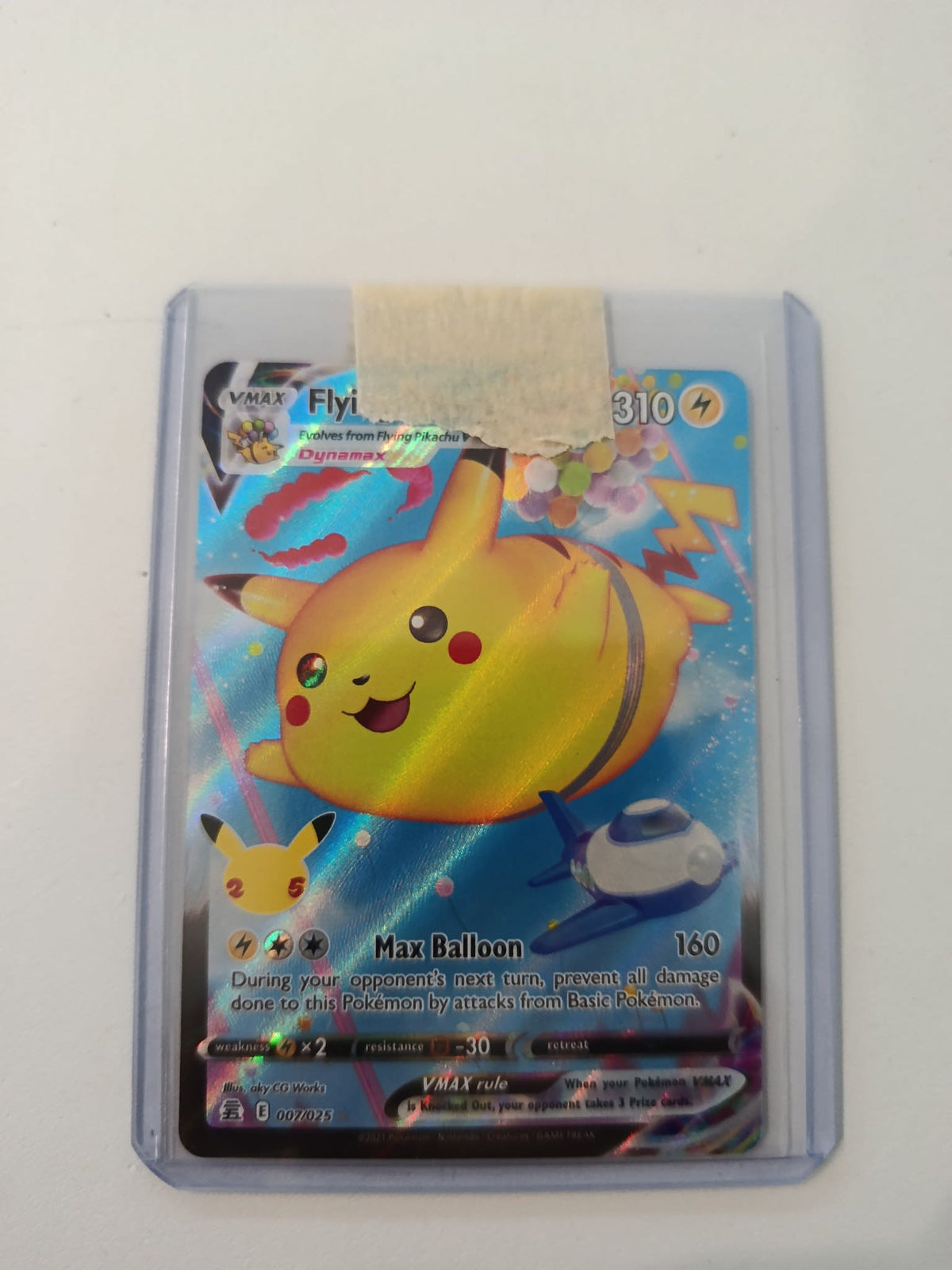 Pokemon Flying Pikachu VMAX E 007/025 #007/025 (English)
