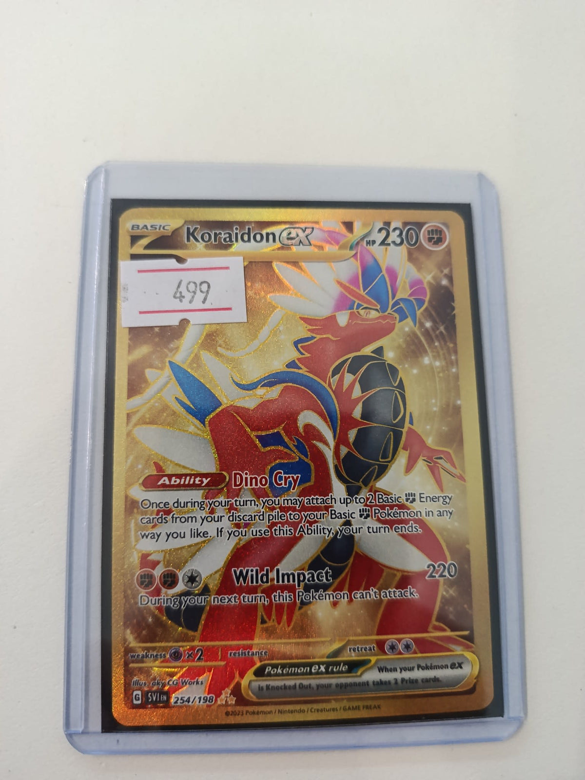 Pokemon Koraidon ex SVI - Scarlet & Violet Base Set #254/198 2023 (English) 254/198