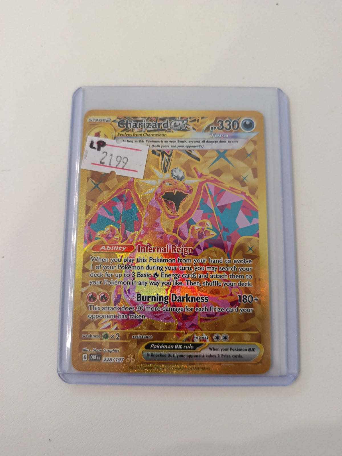 Pokemon Charizard ex OBF - Obsidian Flames #228/197 (English) 228/197