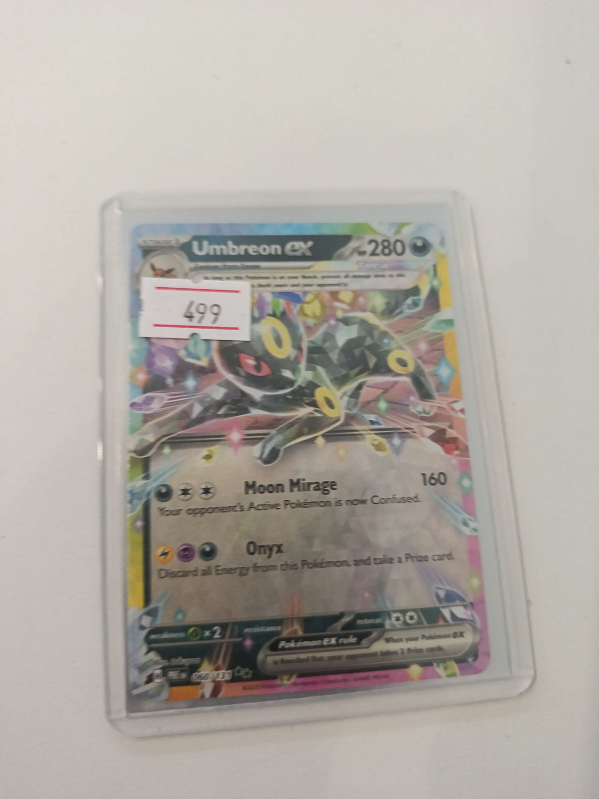 Pokemon Umbreon ex Prismatic Evolutions #050/131 2025 (English)