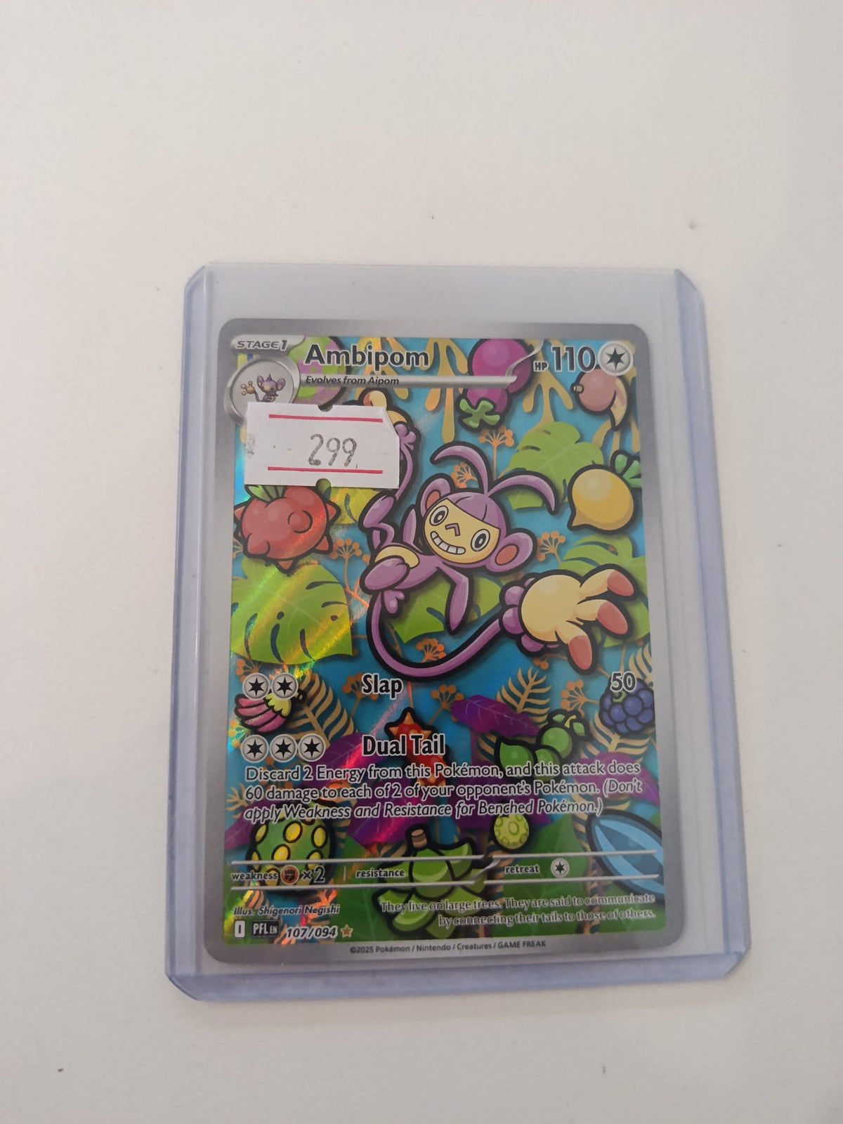 Pokemon Ambipom Paldean Fates (PFL) #107/094 2025 (English) 107/094