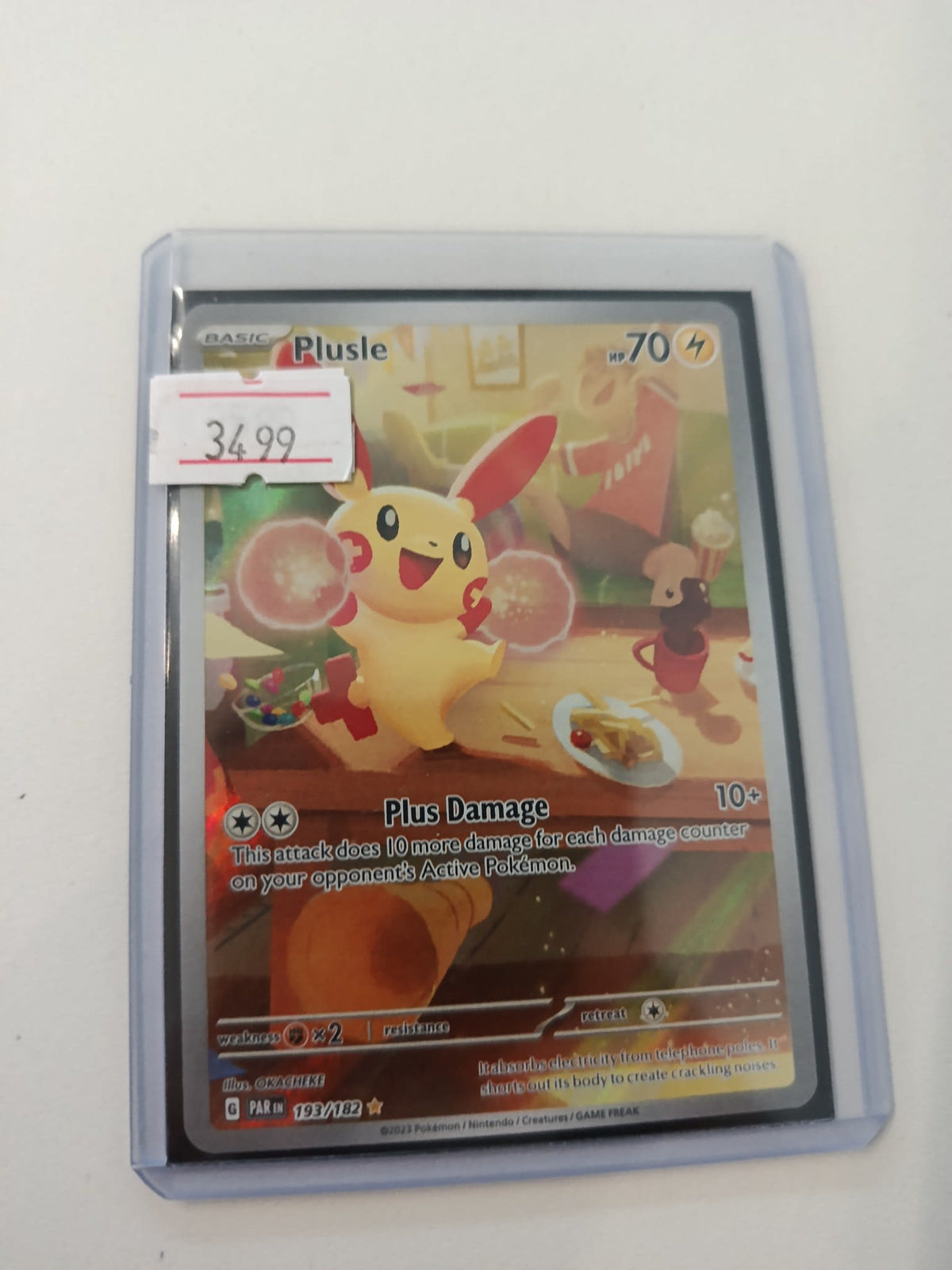 Pokemon Plusle PAR (Paradox Rift) #193/182 2023 (English) 193/182