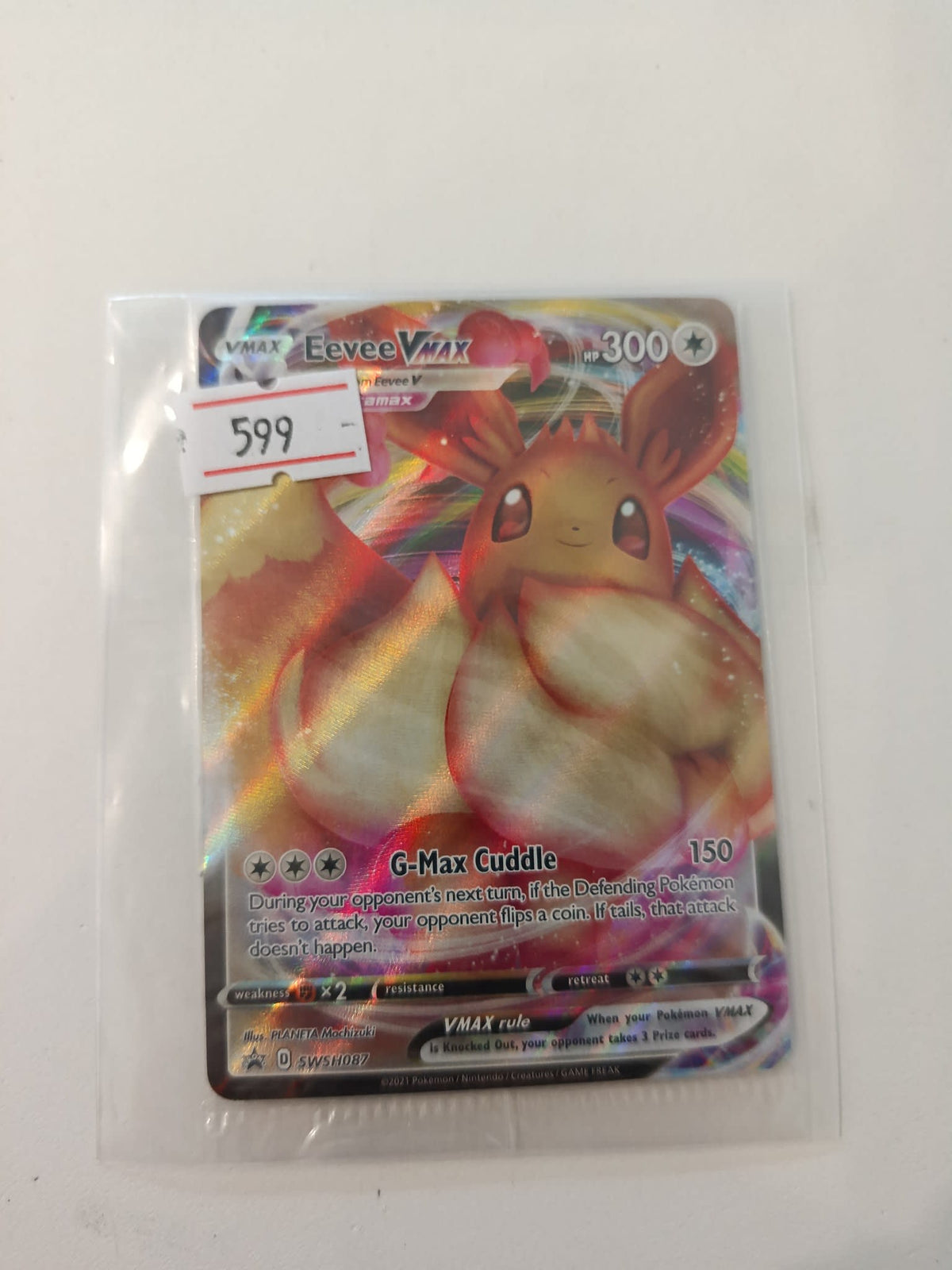 Pokemon Eevee VMAX SWSH Black Star Promos #SWSH087 2021 (English)