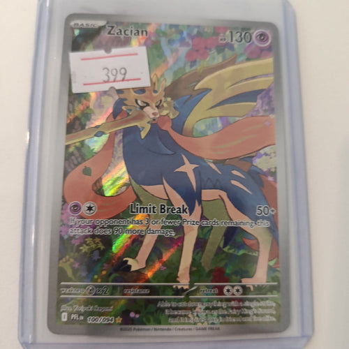 Pokemon Zacian Prismatic Evolutions (PFL) #100/094 2025 (English)