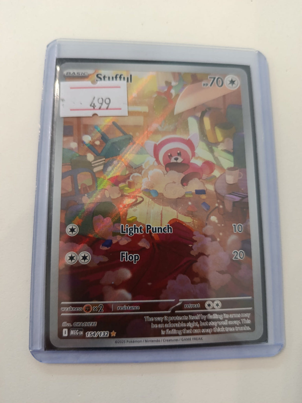 Pokemon Stufful MEG en (Mega Evolution Celebration / Destined Rivals) #154/132 2025 (Engli