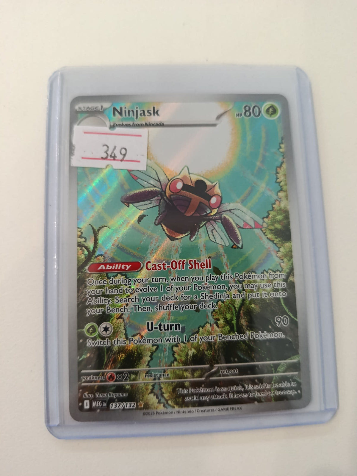 Pokemon Ninjask MEG (Mega Evolution Flygon ex) #137/132 2025 (English) 137/132