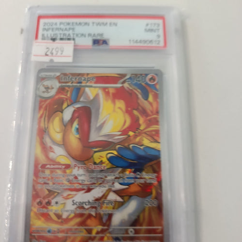 2024 Pokemon Company Temporal Forces Illustration Page Ho-Oh ex #155 PSA 8