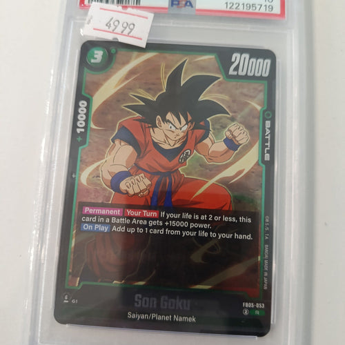 2025 DBS 2025 DBS Fusion World Son Goku #FB05-053 PSA GEM MT 10
