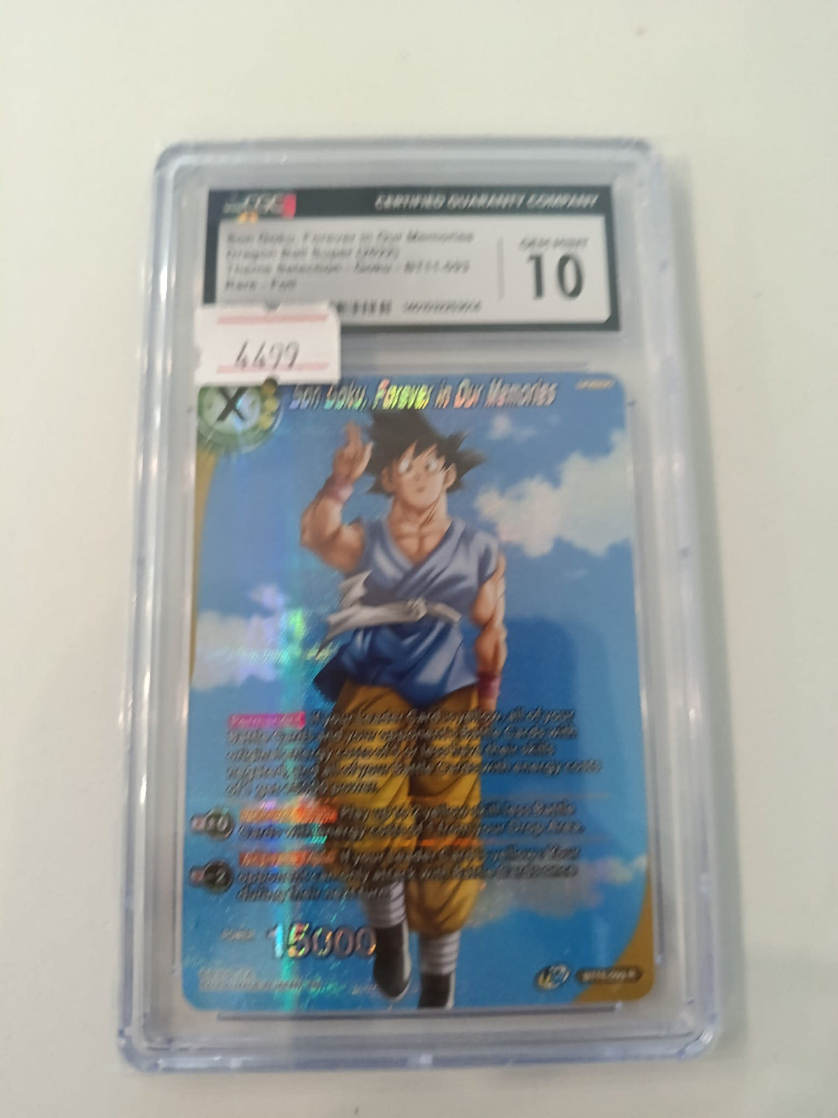 Bandai BT04 Goku #4472 Labhrind Guaranty Company 10