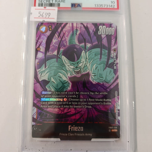2025 DBS Secret Rare Frieza #FB05-120 PSA GEM MT 10