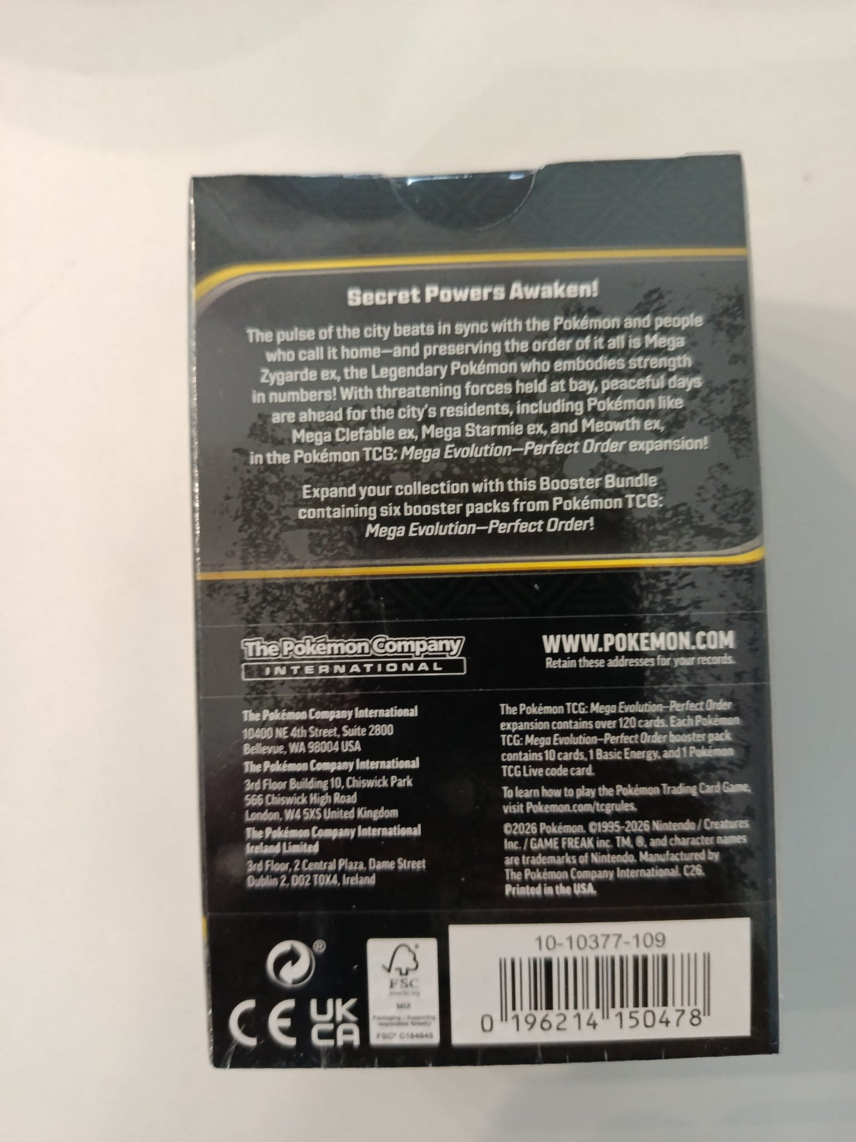 Pokemon Mega Evolution - Perfect Order Mega Zygarde ex Booster Bundle 2026 (English) - view 2