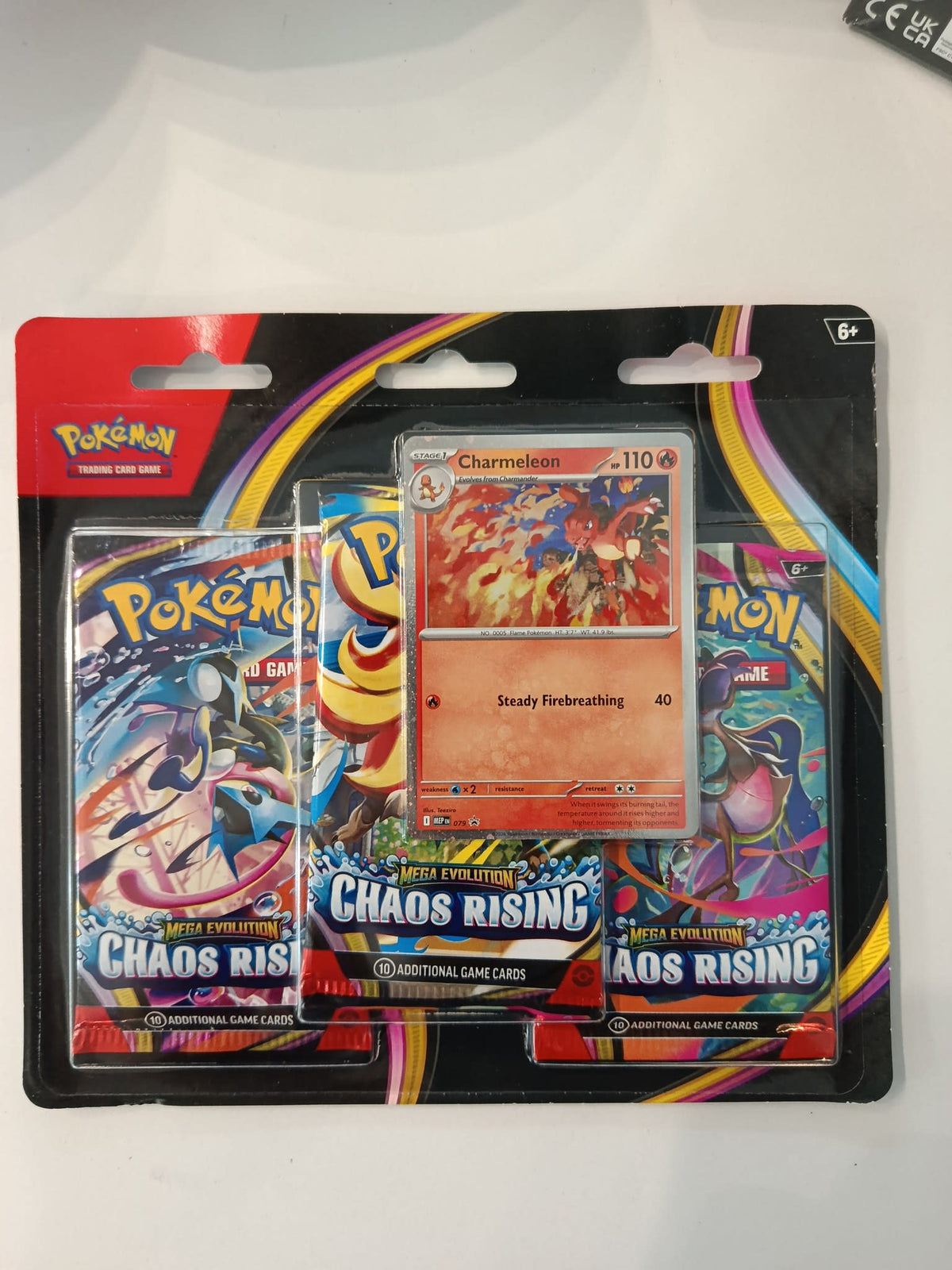 Pokemon Mega Evolution Chaos Rising Charmeleon Blister 2026 (English)