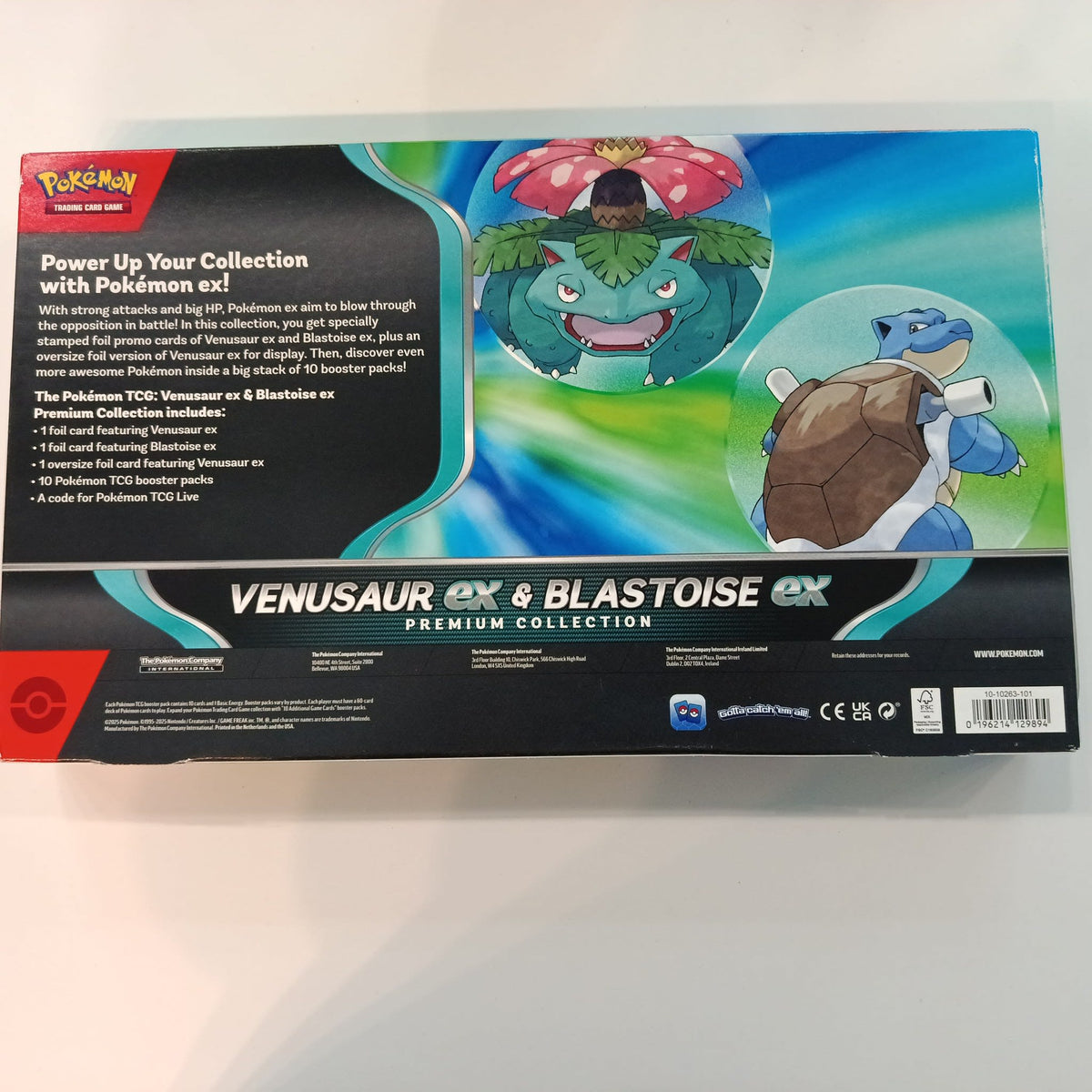 Pokemon Trading Card Game Scarlet & Violet — Stellar Crown Venusaur ex & Blastoise ex - view 2