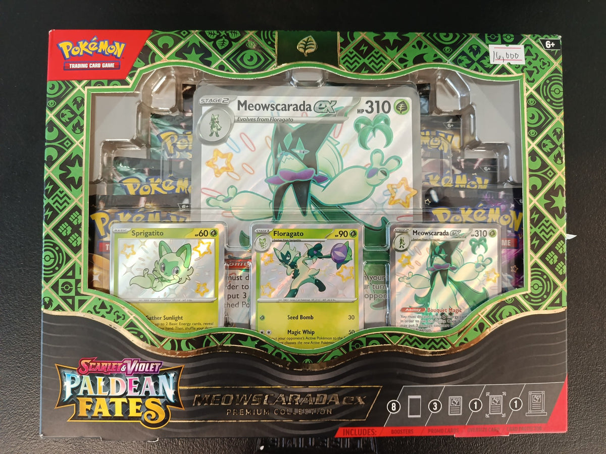 Pokemon Paldean Fates Meowscarada ex Premium Collection 2024 (English)