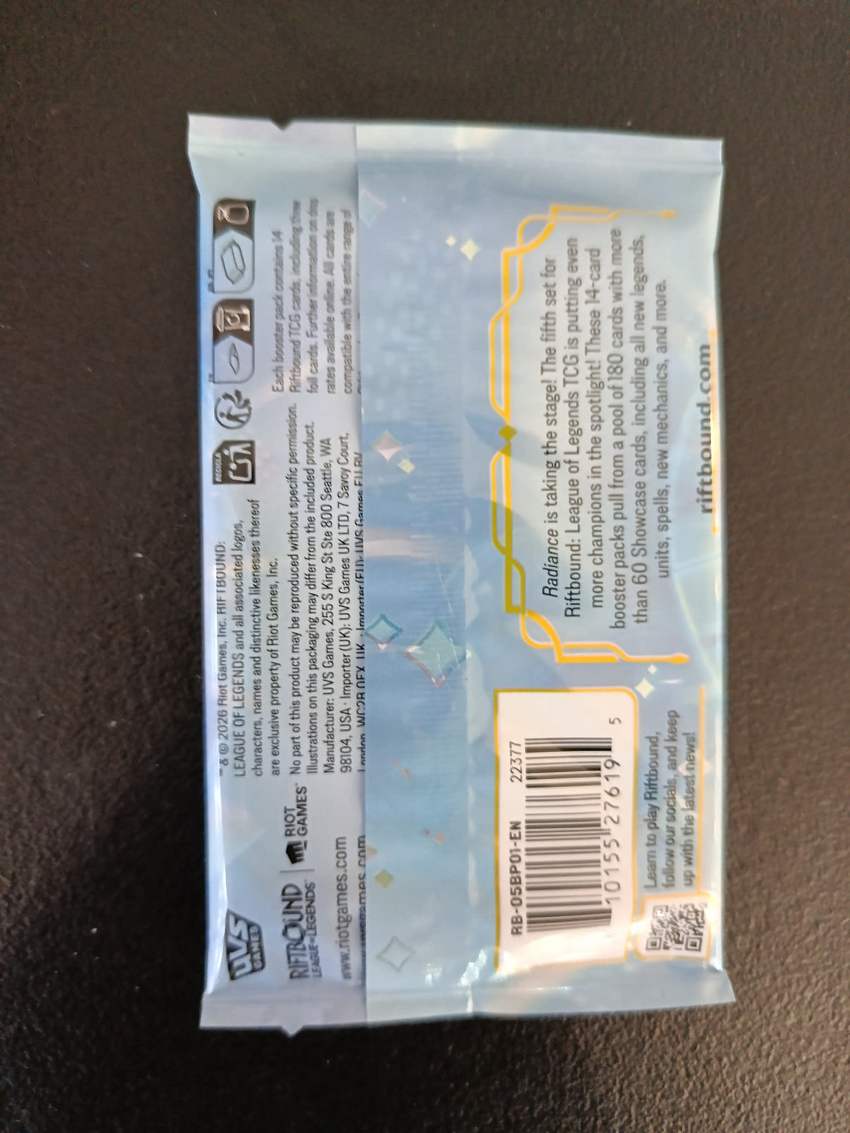 Riftbound Radiance Seraphine Booster Pack (English) - view 2