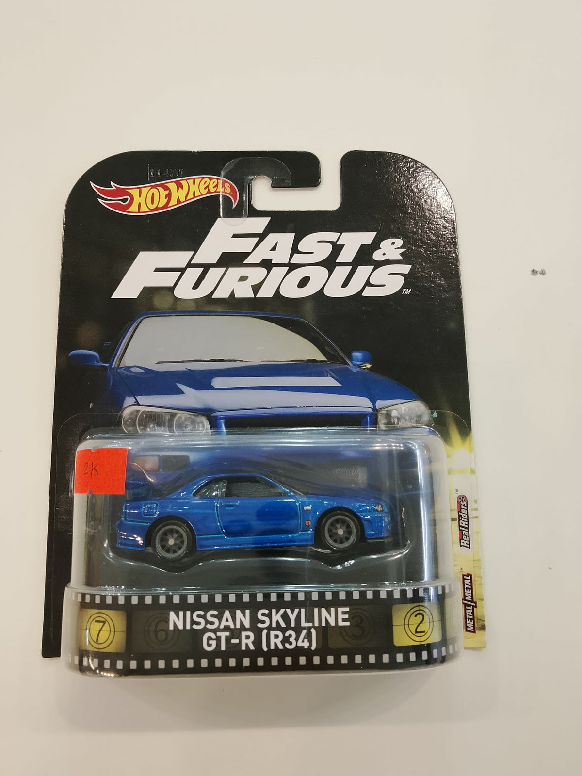 2016 Hot Wheels Fast & Furious Retro Entertainment Nissan Skyline GT-R (R34)