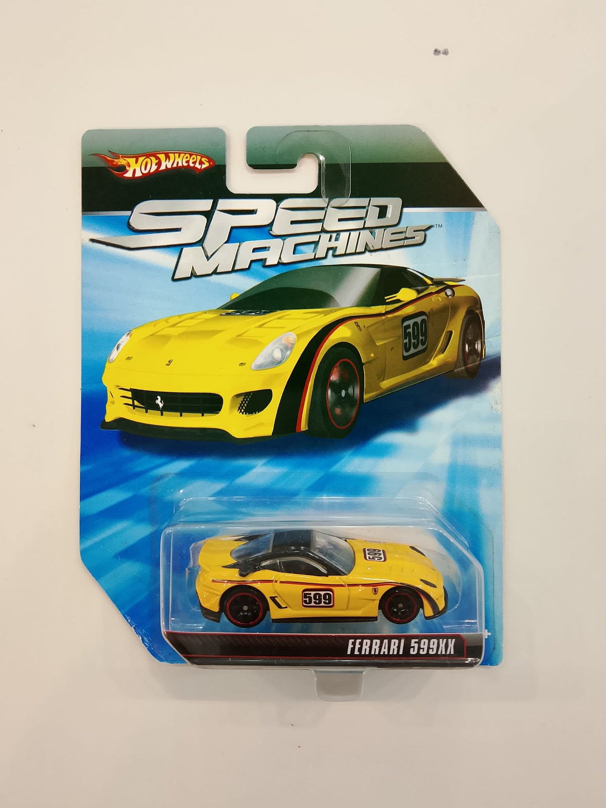 2009 Hot Wheels Speed Machines Ferrari 599XX