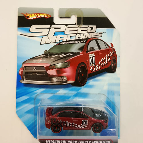2008 Hot Wheels Speed Machines Mitsubishi 2008 Lancer Evolution