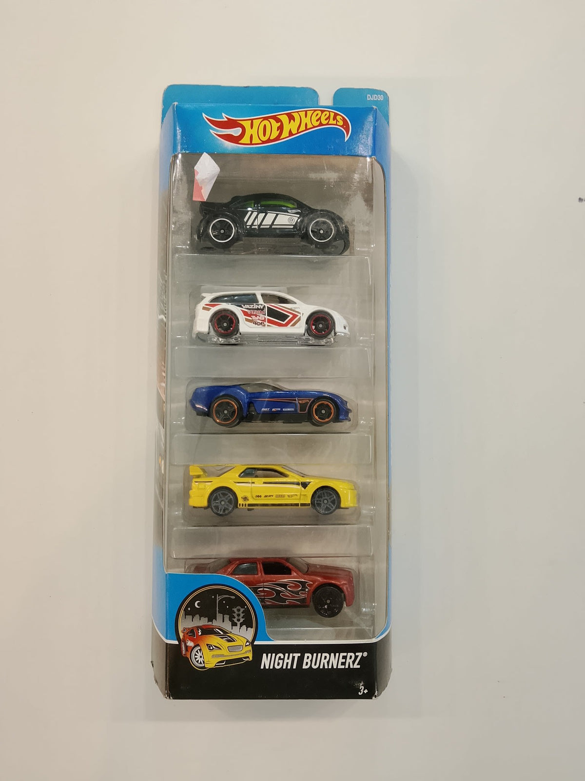 2016 Hot Wheels Night Burnerz Night Burnerz 5-Pack (Audacious, Chrysler 300C HEMI, Nissan