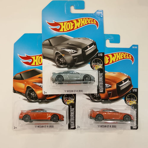 2017 Hot Wheels Nightburnerz '17 Nissan GT-R (R35)