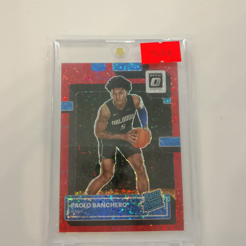 2022 Panini Donruss Optic Rated Rookie Paolo Banchero Fast Break Red #221