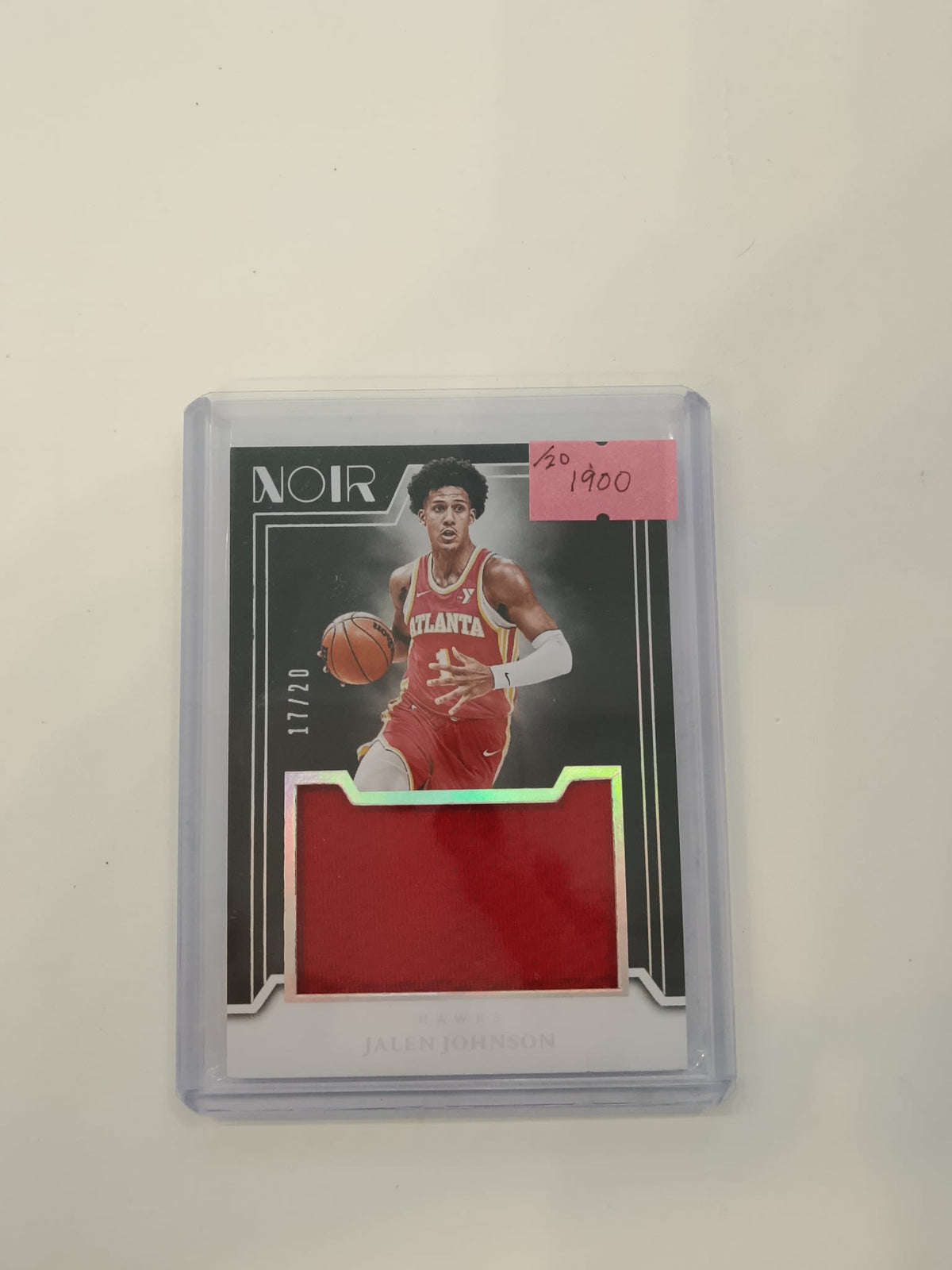 2024 Panini Noir Basketball Noir Jalen Johnson #JM-JJN