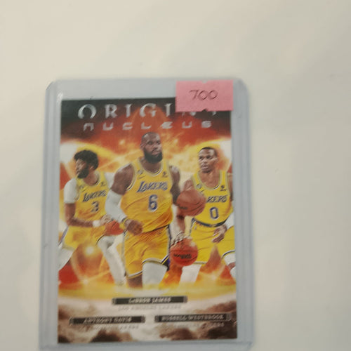 2022-23 Panini Origins Nucleus LeBron James / Anthony Davis / Russell Westbrook #15