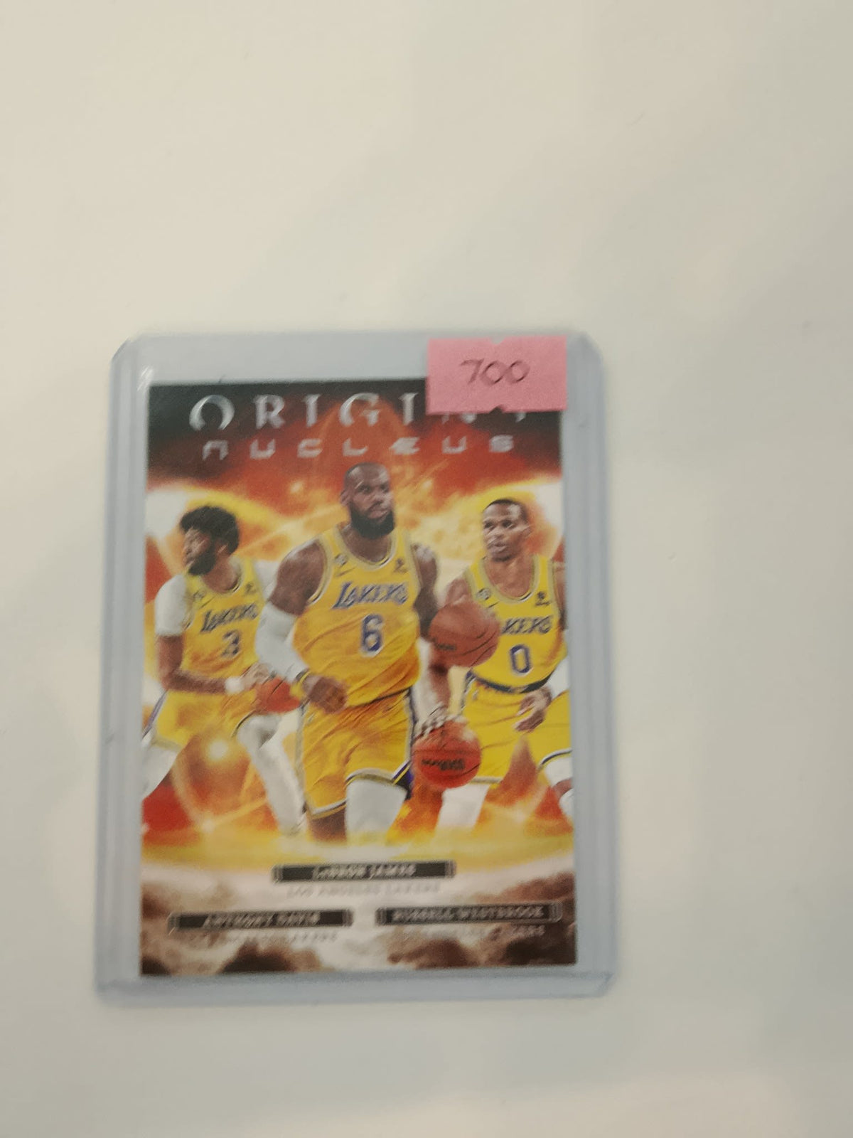 2022-23 Panini Origins Nucleus LeBron James / Anthony Davis / Russell Westbrook #15