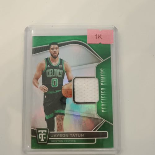 2024-25 Panini Totally Certified Certified Gamers Jayson Tatum Green #CG-JYT