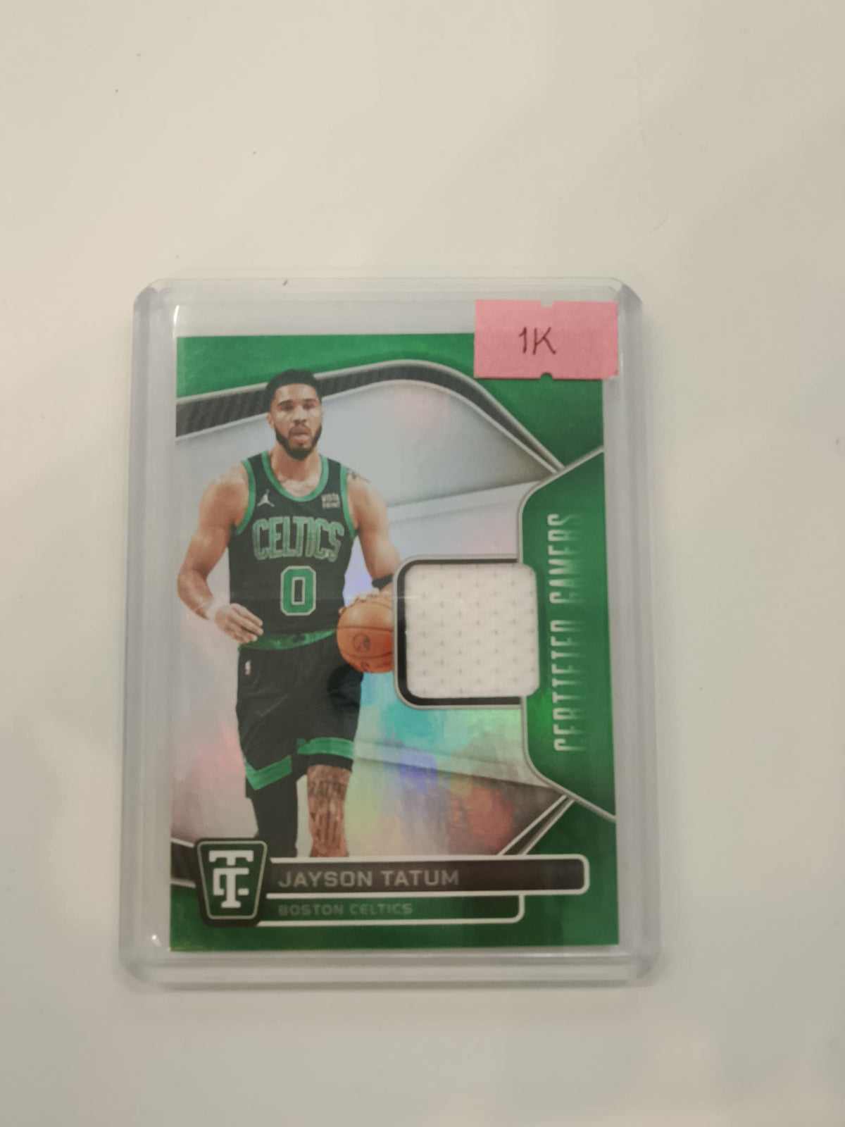 2024-25 Panini Totally Certified Certified Gamers Jayson Tatum Green #CG-JYT