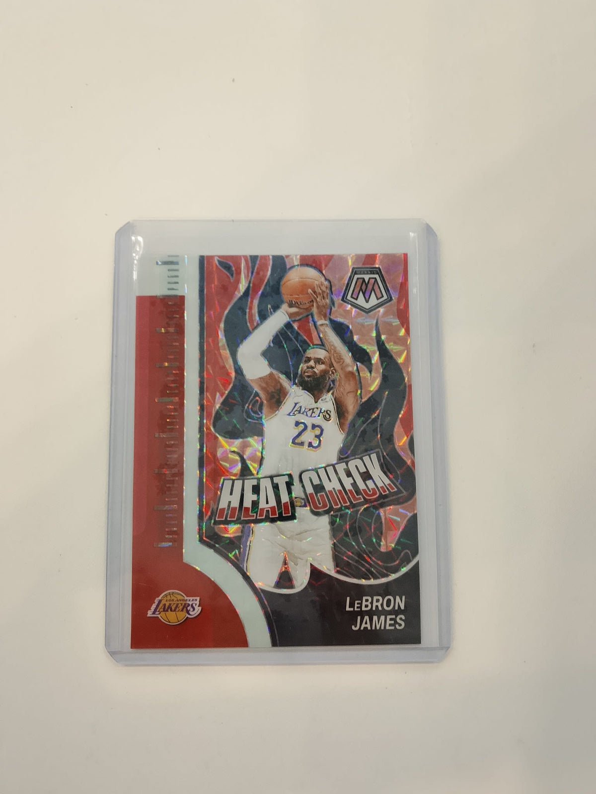 2023-24 Panini Mosaic Heat Check LeBron James Cracked Ice #2