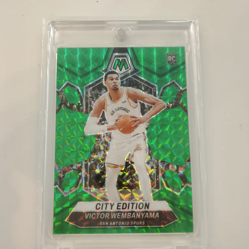 2023-24 Panini Mosaic City Edition Victor Wembanyama Green Mosaic #282