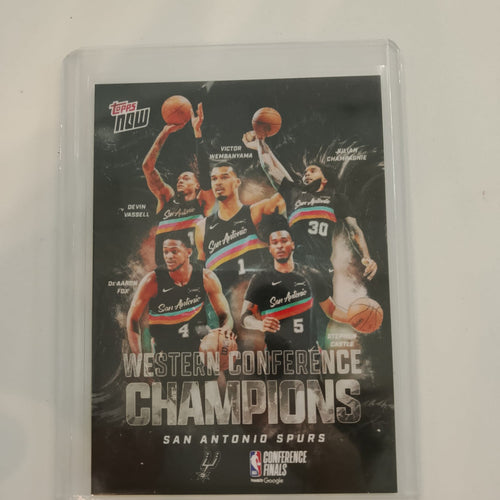 2026 Topps Western Conference Champions San Antonio Spurs #WCSA