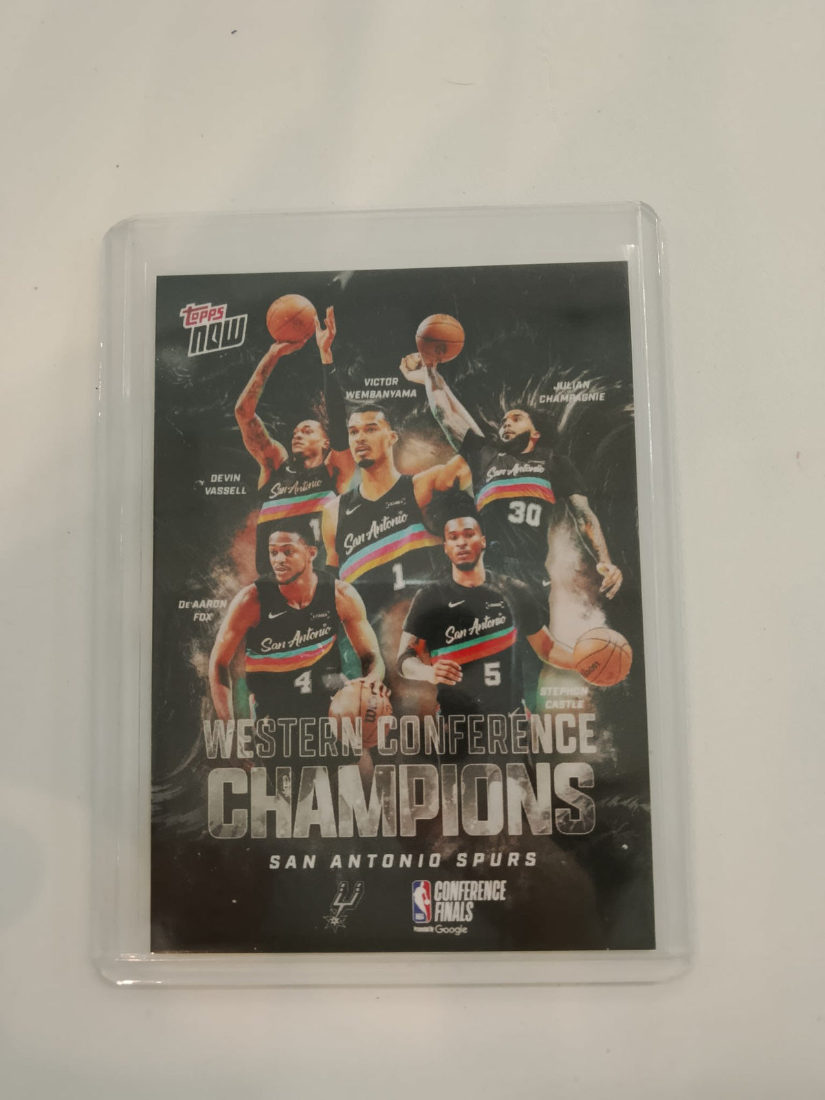 2026 Topps Western Conference Champions San Antonio Spurs #WCSA
