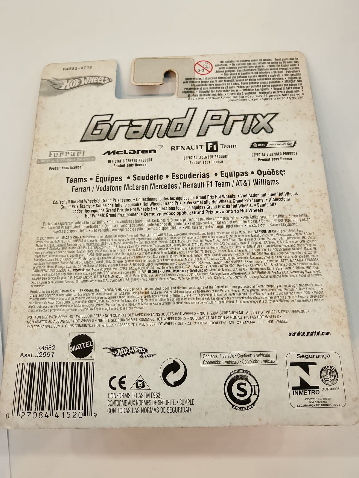 2007 Hot Wheels Grand Prix Grand Prix Racer – Renault F1 Team - view 2