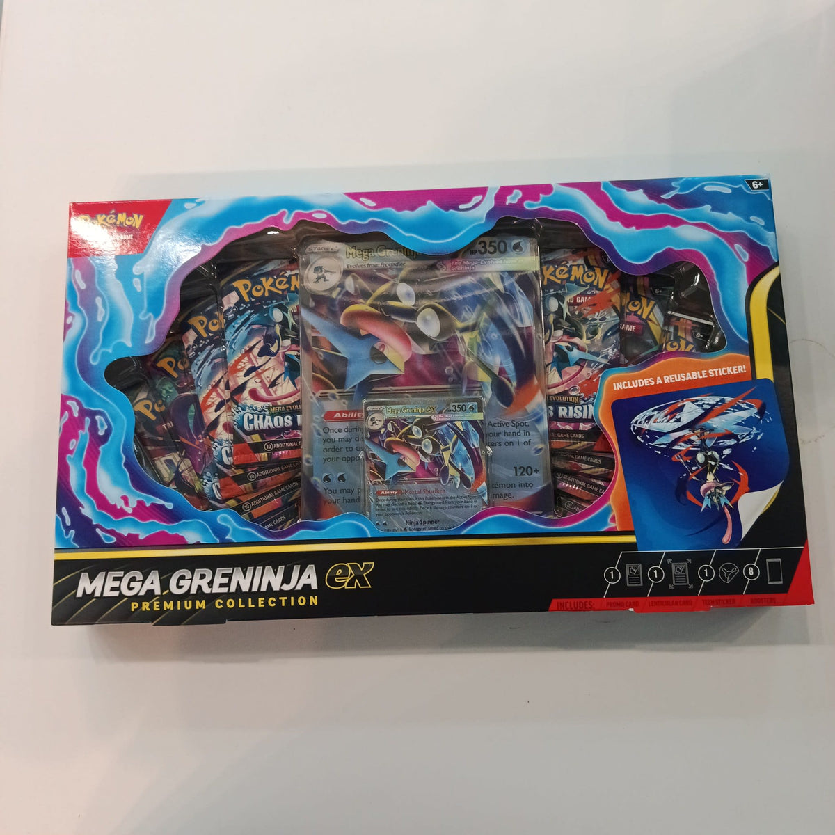 2025 Pokemon TCG Mega Greninja ex Premium Collection Mega Greninja ex